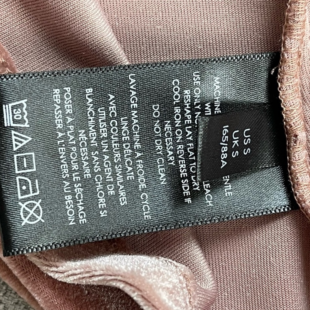 ANTHROPOLOGIE Open Laced Back Velvet Top XS - Picture 7 of 7